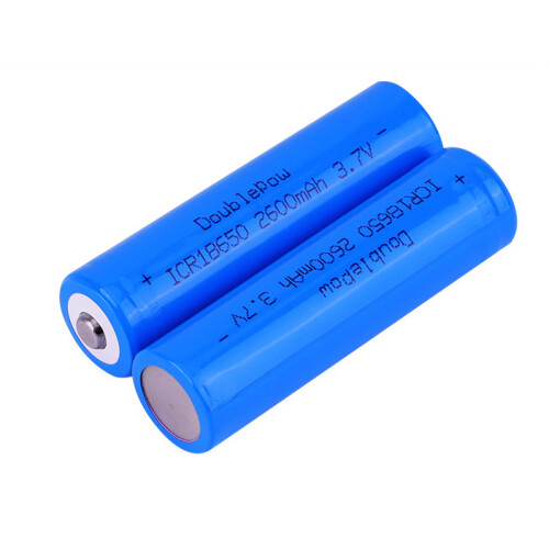 2 x REPLACEMENT 18650 2600mAh 3.7V RECHARGEABLE BATTERY Pointed 1