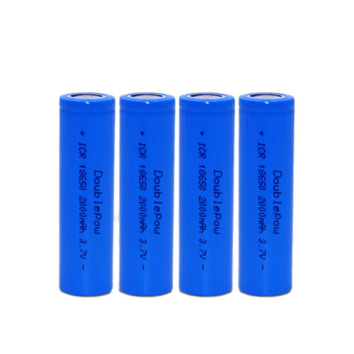 2 x REPLACEMENT 18650 2000mAh 3.7V RECHARGEABLE BATTERY NO Pointed 2