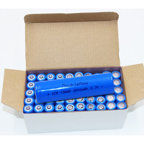 2 x REPLACEMENT 18650 2000mAh 3.7V RECHARGEABLE BATTERY NO Pointed 1
