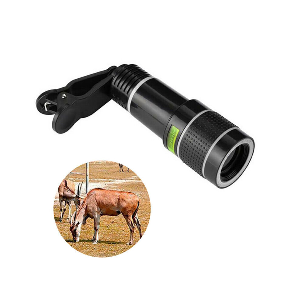 For Universal Mobile Phone Camera Zoom Lens Kit Clip On 20X Telescope Telephoto 683546975157