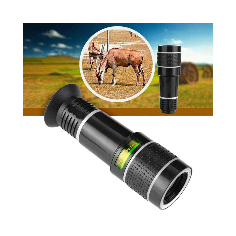 Universal Mobile Phone Camera Zoom Lens Kit Monocular 20X Telescope Telephoto 683546974969