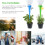 Ranpo Automatic Plant Watering Devices - Self-Drip Irrigation with Adjustable Flow (0-60s per drip; 1-15 days), Fits 1.1-inch Bottles 8