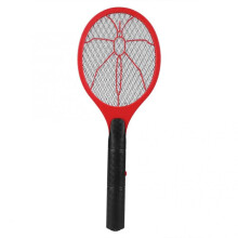 (Red) Electric Fly Swatter Battery Zapper Insects Killer