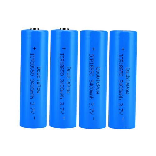 2 x REPLACEMENT 18650 3400mAh 3.7V RECHARGEABLE BATTERY No Pointed 1