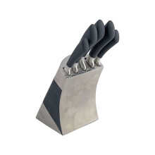 Sabatier Maison Stainless Steel 5 Piece Knife Block