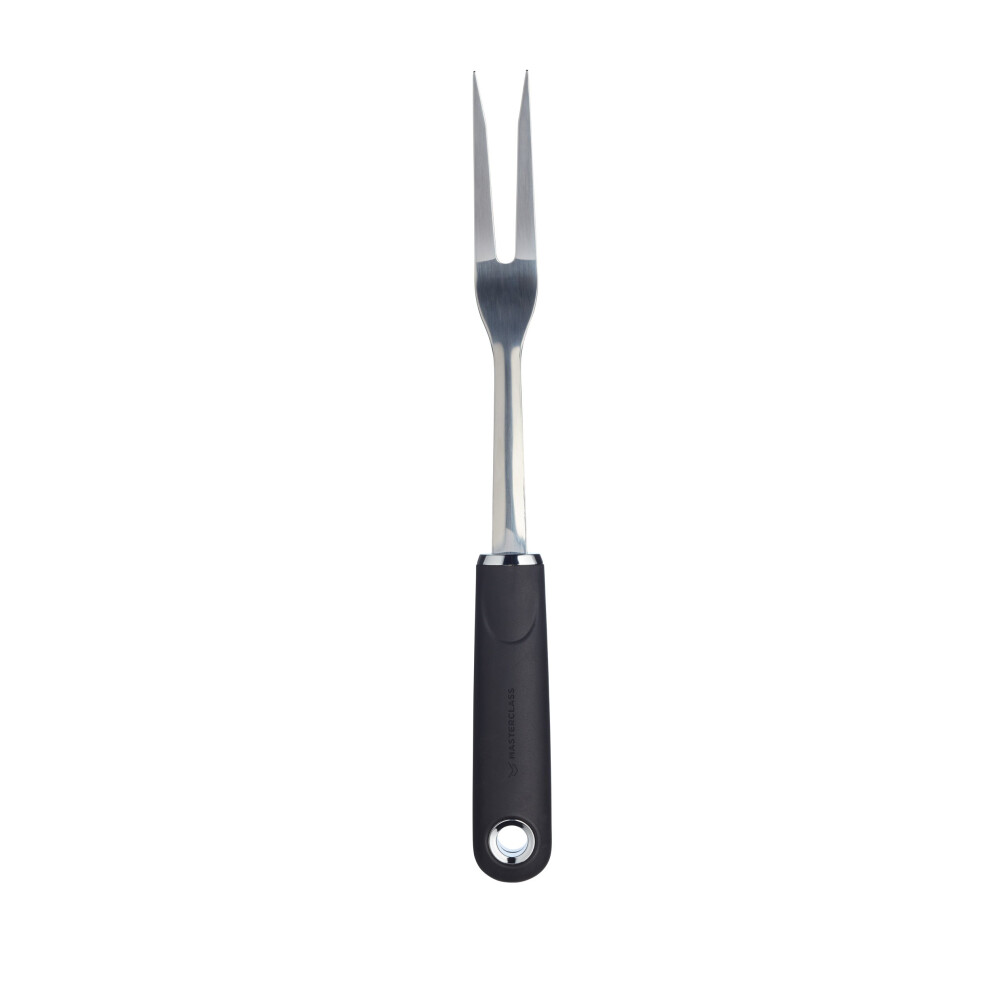 MasterClass Soft Grip Stainless Steel Carving Fork