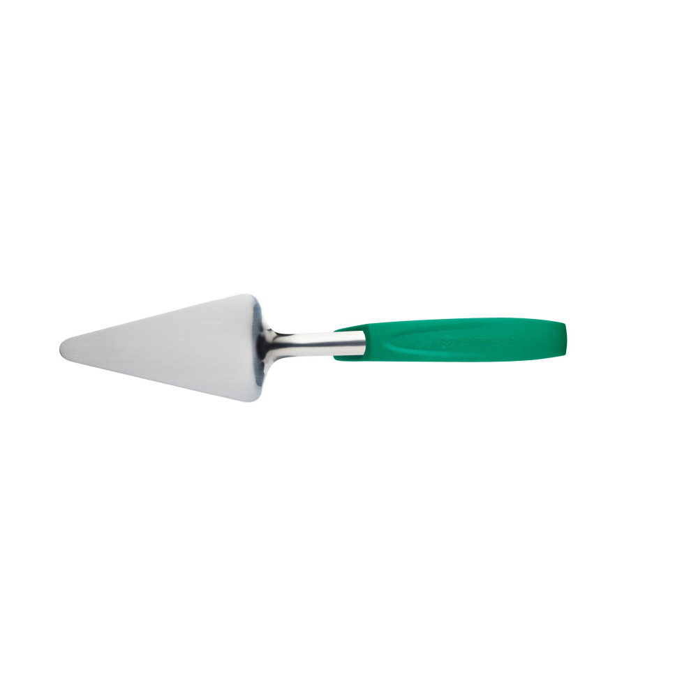 MasterClass Stainless Steel Colour-Coded Cake Server - Green