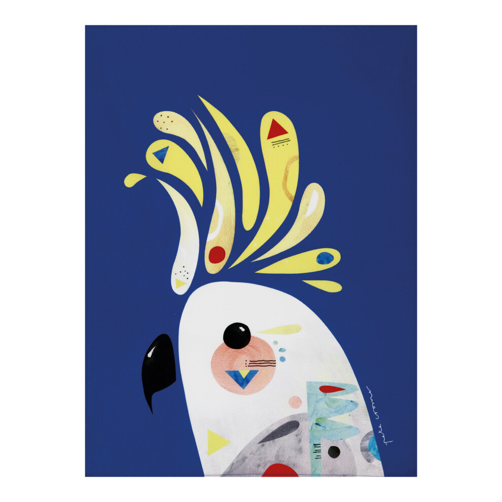 Maxwell & Williams Multicoloured Pete Cromer Cockatoo Tea Towel
