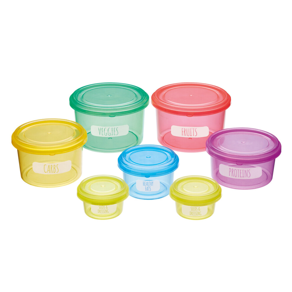 KitchenCraft Healthy Eating Stacking Portion Control Pots