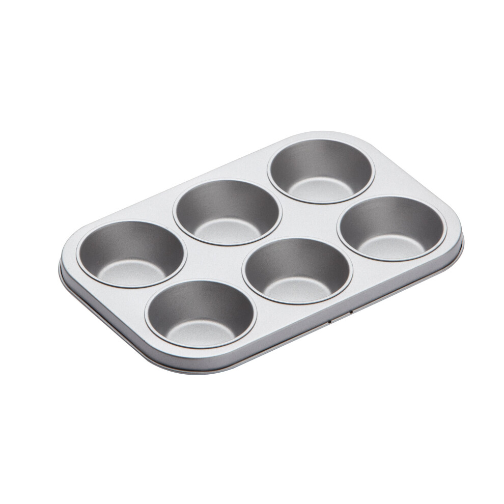 KitchenCraft Non-Stick Six Hole Baking Pan