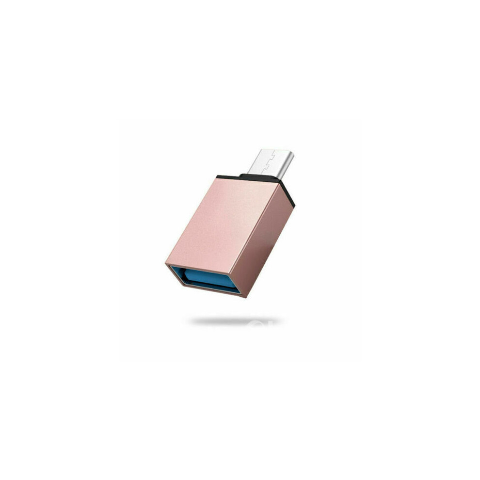 (Rose ) Usb 3.0 Type A Female To Usb 3.1 Type C Male Otg Host Converter Adapter Gold 8800216263914