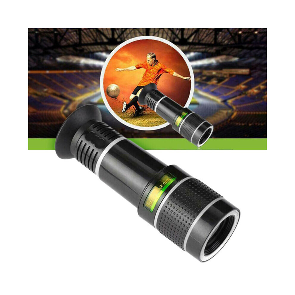 Universal Mobile Phone Hd Camera Zoom Lens Kits Clip On 20X Telescope Telephoto 683546973719