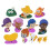 Bubble Guppies 12pcs Figur Set PVC TOY GIL Molly 7