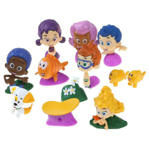 Bubble Guppies 12pcs Figur Set PVC TOY GIL Molly 2