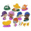 Bubble Guppies 12pcs Figur Set PVC TOY GIL Molly 4