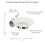 EcoSpa 6-Piece Chrome Bathroom Accessory Set for Cloakroom - Wall-Mounted, Modern Finish 5