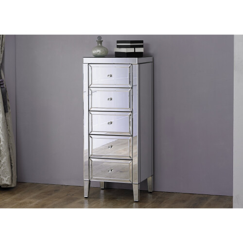 Valencia 5 Drawer Narrow Chest 1