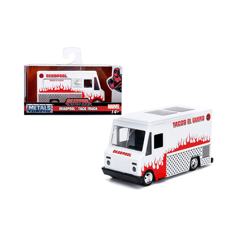 Jada Deadpool Taco Truck White \Marvel\" Series 1/32 Diecast Model by Jada"