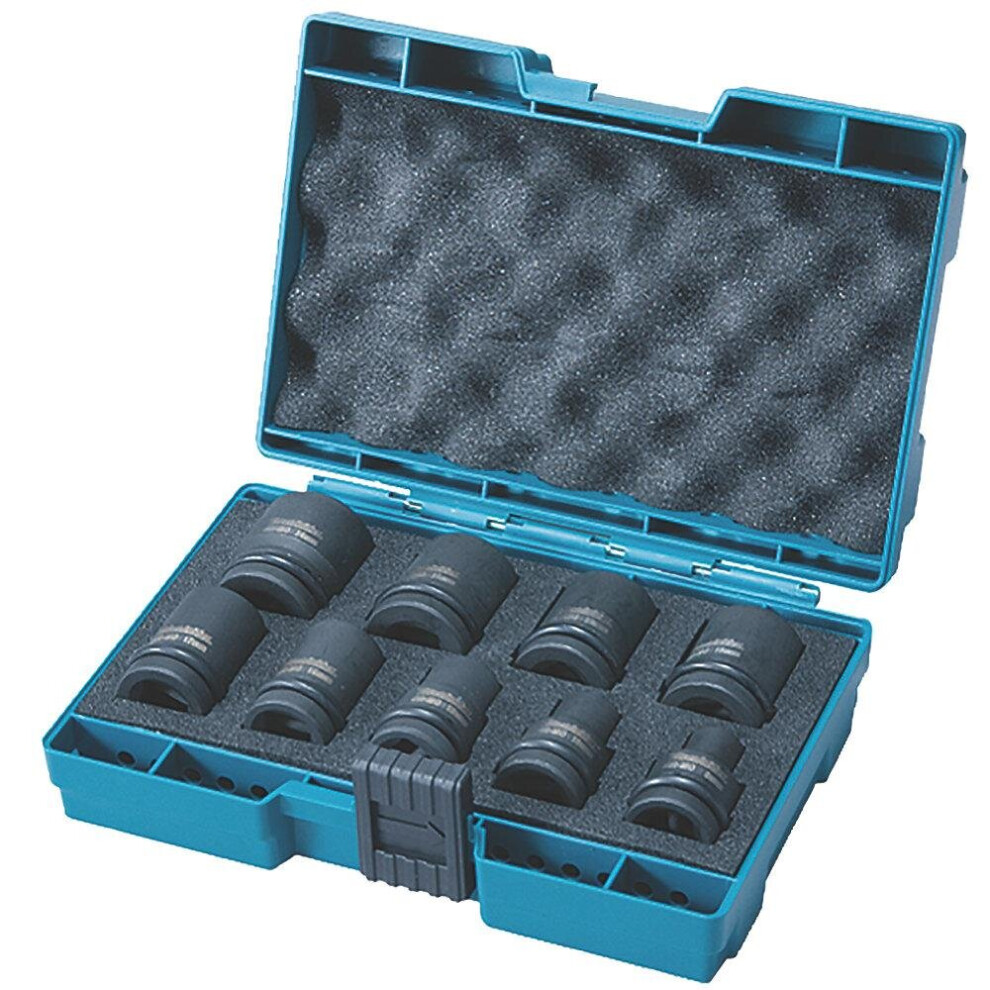 Makita 9 Piece Impact Socket Set -O Sq