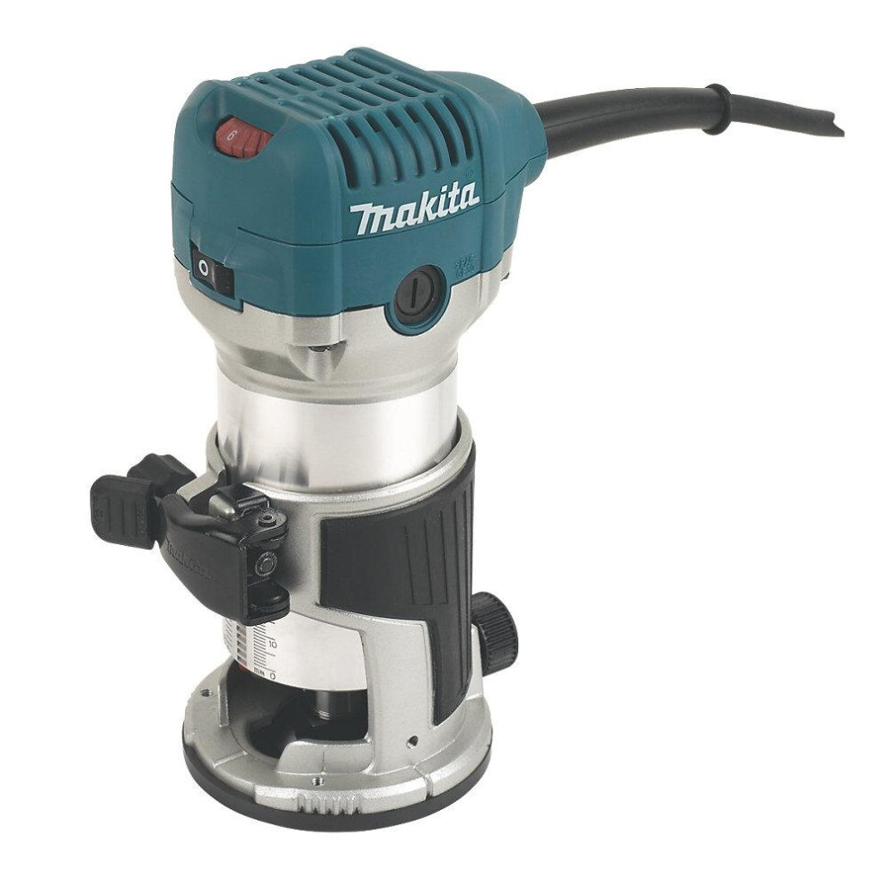 Makita RT0700CX4/2 710W Â¼" & 3/8" Electric Router Trimmer 240V