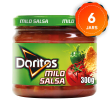 6 Doritos Mild Salsa Sharing Dip 300g - Bold, Tangy Dip for Sharing with Friends