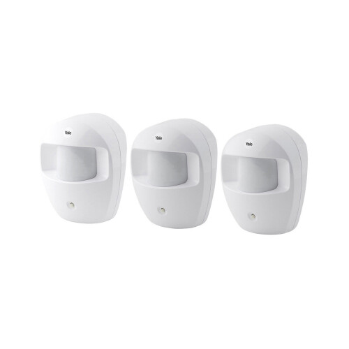 Yale Yale Wireless Motion Sensor x3 EF-3PETPIR Driveway Security Sensor Pet Friendly