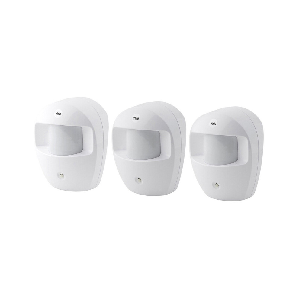 Yale Wireless Motion Sensor x3 EF-3PETPIR Driveway Security Sensor Pet Friendly