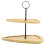 (Triangle) 2 Tier Wooden Serving Display Cake Food Tray 7