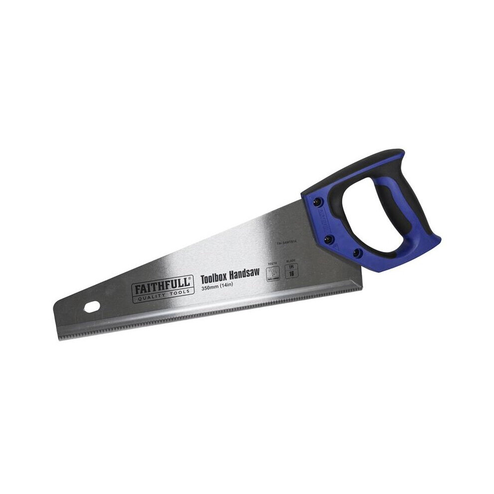 Faithfull Toolbox Hardpoint Handsaw 350Mm (14In) 16 Tpi