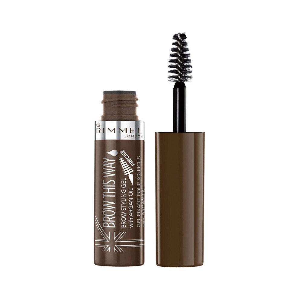 RIMMEL Brow This Way Eyebrow Gel Mascara Medium Brown