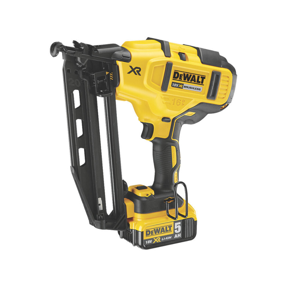 Dewalt Second Fix Cordless Nail Gun DCN660P2-GB 63mm 5.0Ah Li-Ion XR Brushless