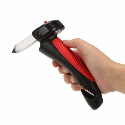 Car Handle Portable Mobility Disability Flashlight Emergency Hammer Cutter 1