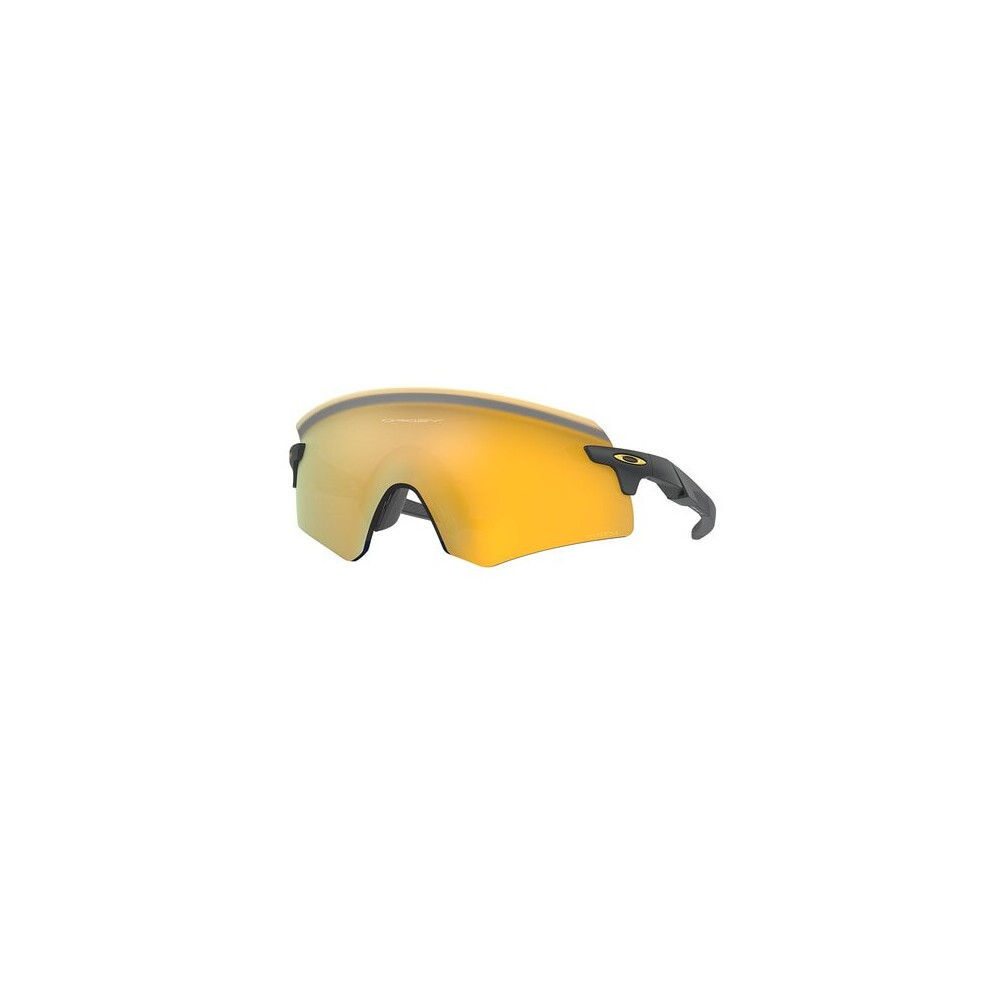 (One Size, Matt Carbon / Prizm 24K Lens) Oakley Encoder Adult Sunglasses