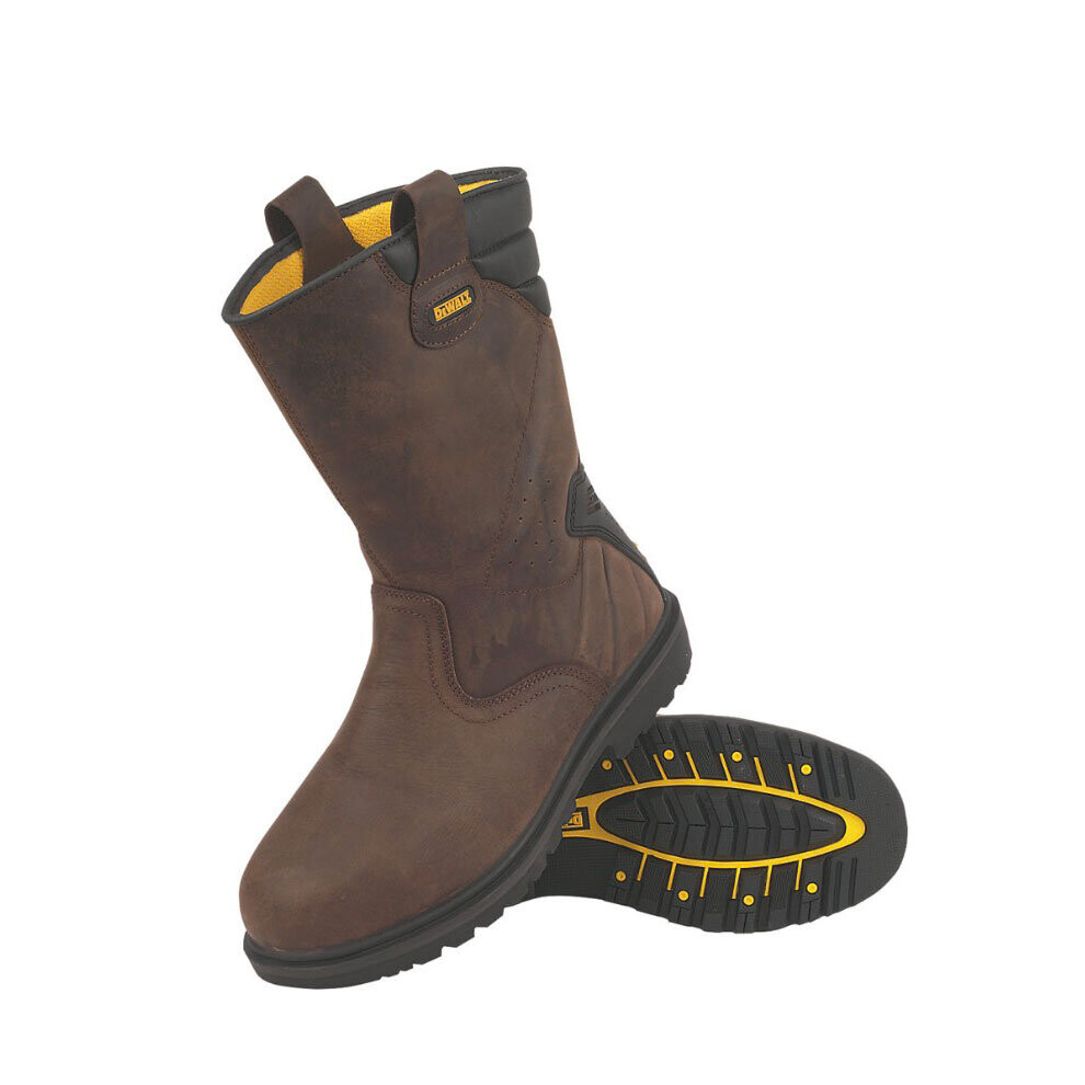 (8 (Adults')) DeWalt DEWRIGGER10 Classic Rigger Brown Safety Boots UK 10 Euro 44