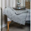 Plain Throw Silver Throwover Blanket 127x152cm 1