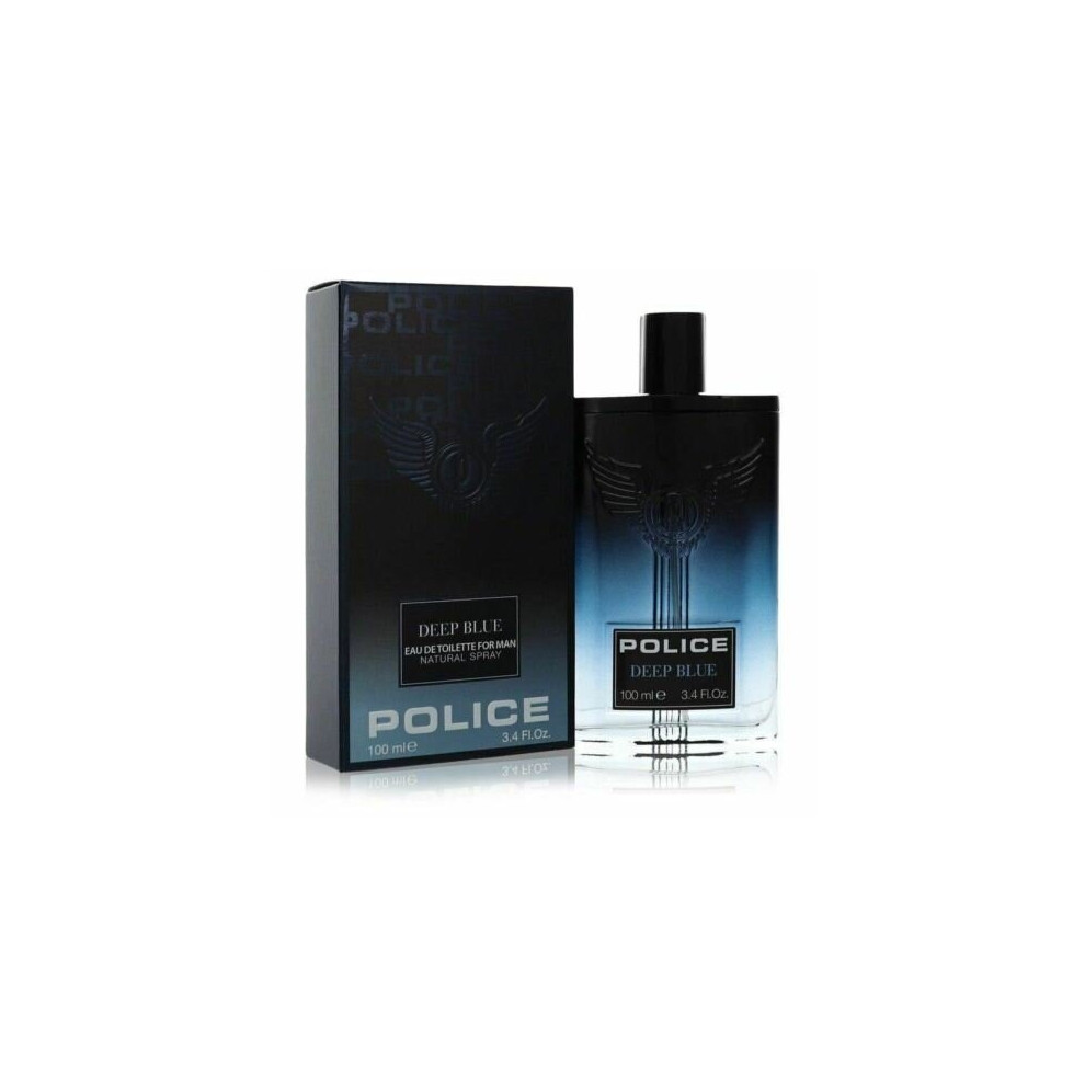 Police Deep Blue by Police Eau De Toilette Spray 100ml/ 3.4 oz for Men