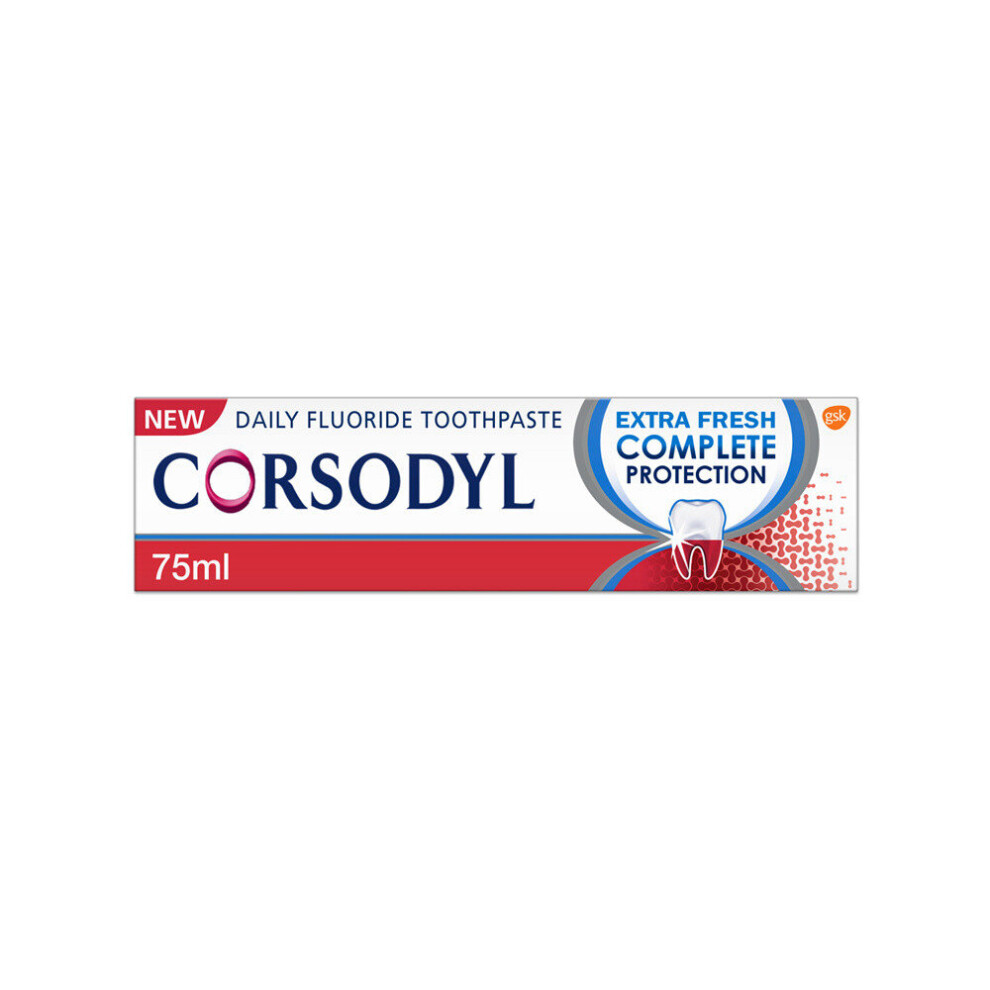 Corsodyl Complete Protection Toothpaste Extra Fresh 75ml