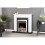 Adam Adam Blenheim Electric Fire in Chrome 2