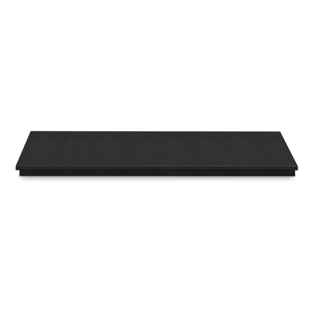 Adam Granite Stone Hearth in Black, 48 Inch