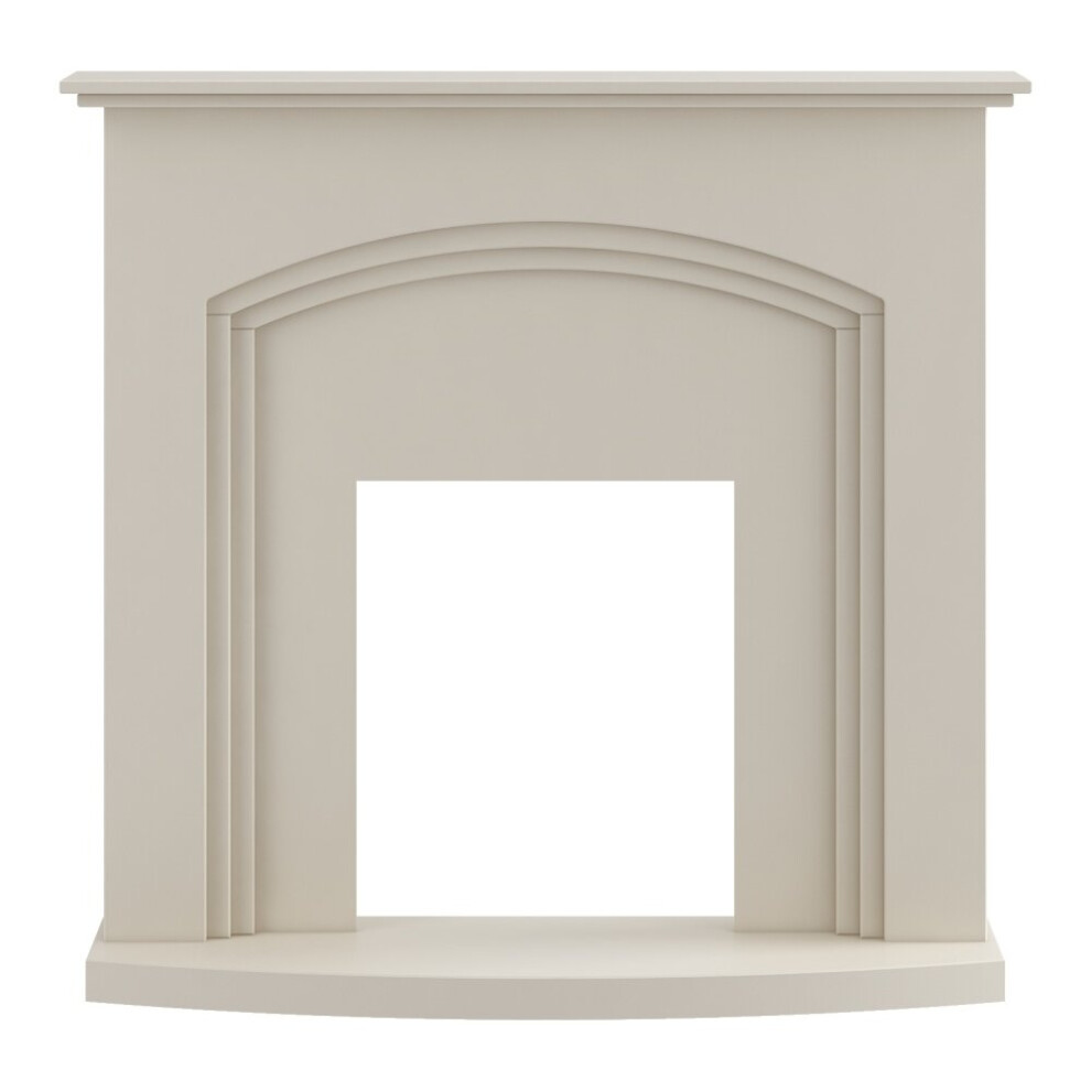 Adam Truro Fireplace in Cream, 41 Inch