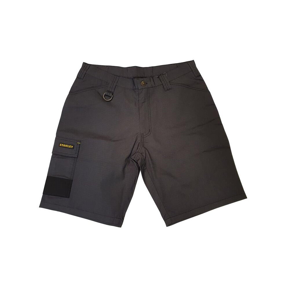 Stanley Tucson Cargo Shorts Grey Rip-Stop Waist 30in STW40027-004