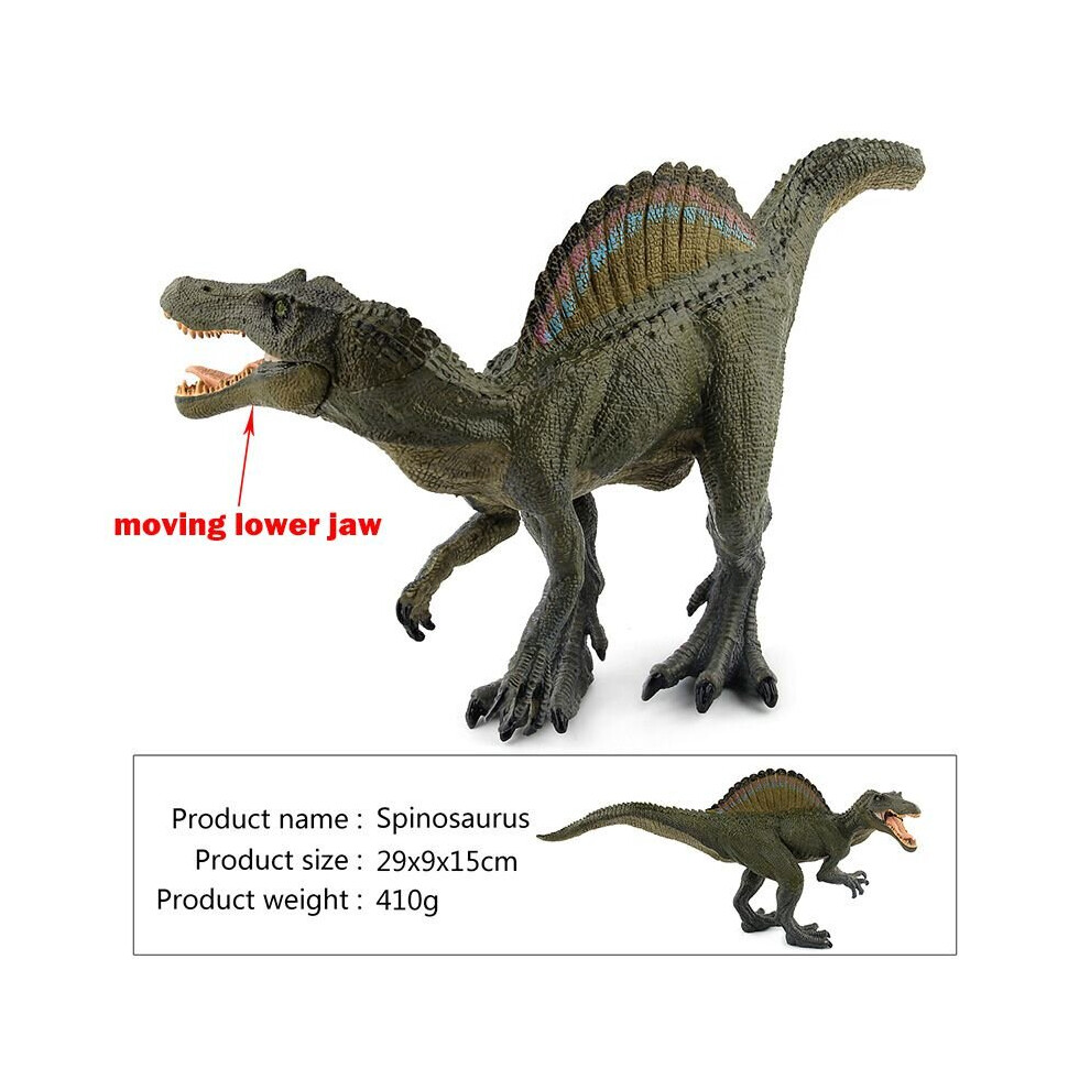 (with Moving Lower Jaw) 11 inch Large Spinosaurus Dinosaur Kid Toys Model