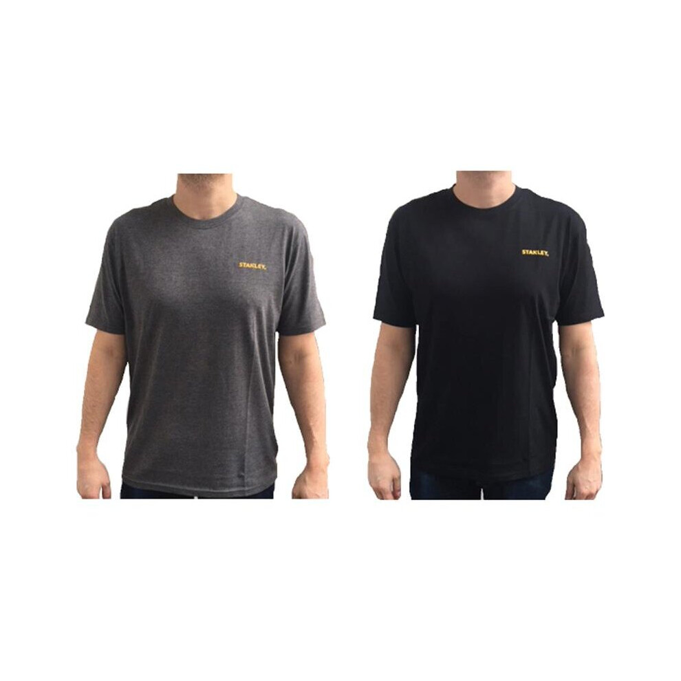 Stanley T-Shirt Twin Pack Grey & Black - M STW40026-123