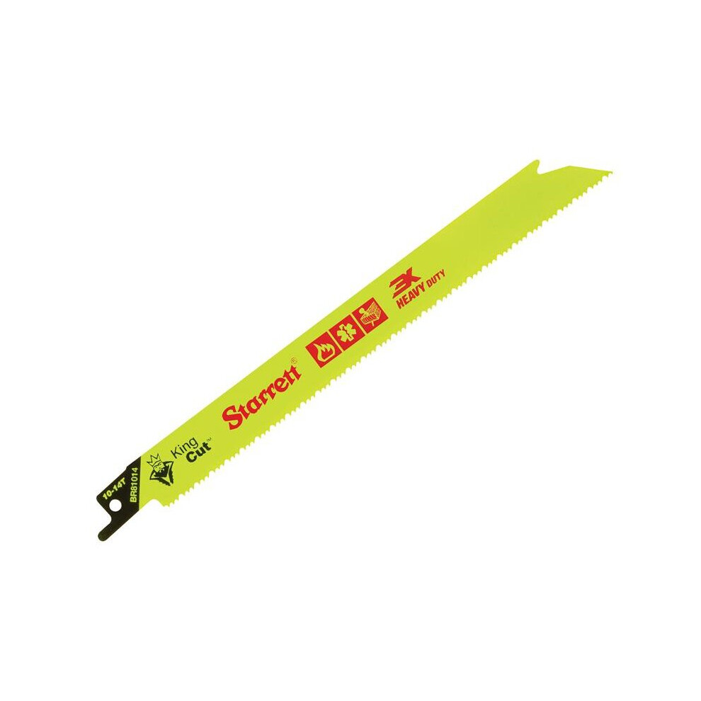 Starrett Br81014-5 Bi-Metal King Cut Demolition Blade 203Mm 10-14 Tpi (Pack 5) - Image 4