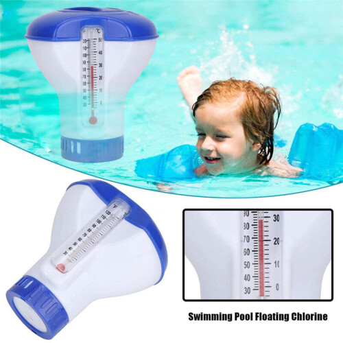 Ranpo Floating Swimming Pool Chlorine Dispenser Chemical Thermometer Automatic Dosing Device 2
