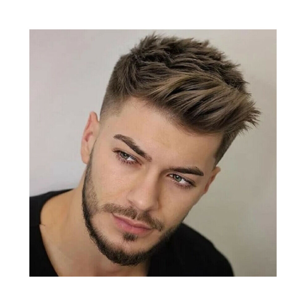 Fashion Mens Short Wigs Natural Straight Hair Wig Cosplay Party Daily Hair Wigs