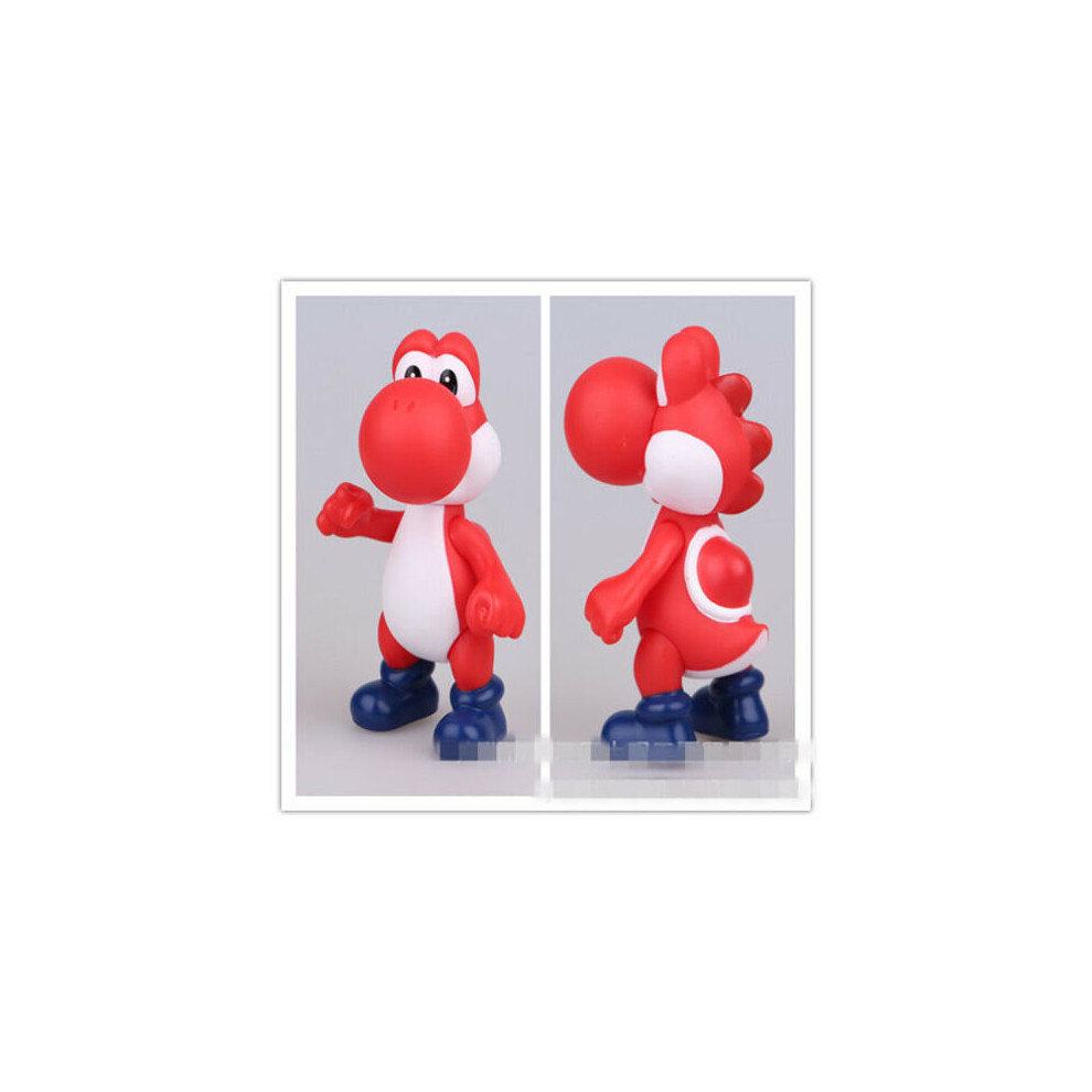 ( Yoshi) Super Mario Bros Princess Pvc Action Figures Toy Red