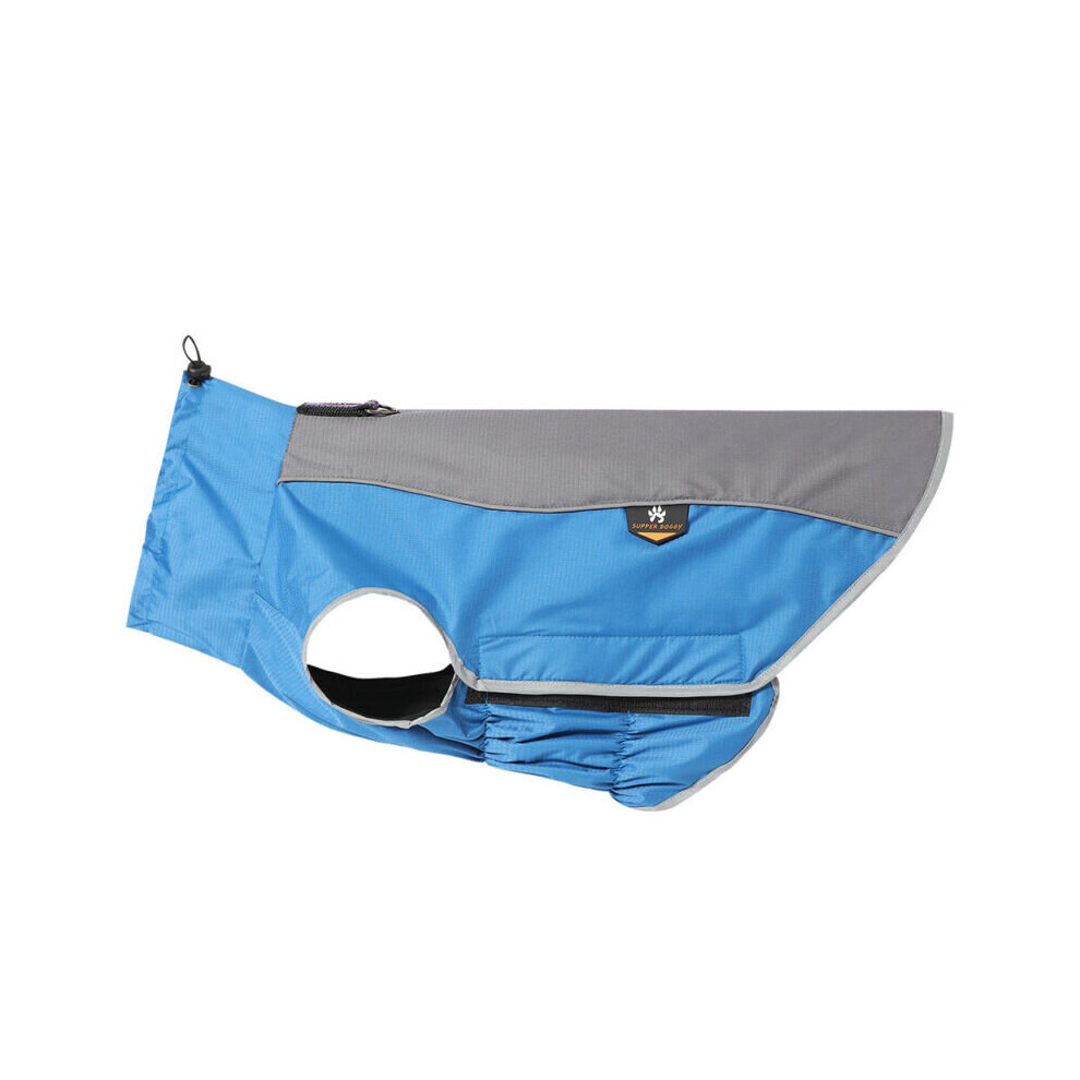 (Blue, 3XL) Puppy Waterproof Pet Dog Jacket / Vest / Warm Winter Outdoor Rain Coat Outerwear