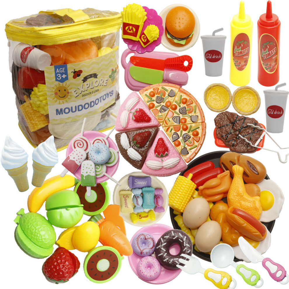 70pcs Kitchen Play Food Set kids pretend play toys on OnBuy