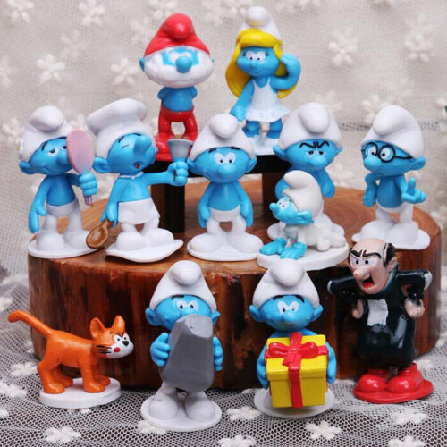 12pcs Ξωτικά Στρουμφίτα φιγούρες Action Figure Toy 2